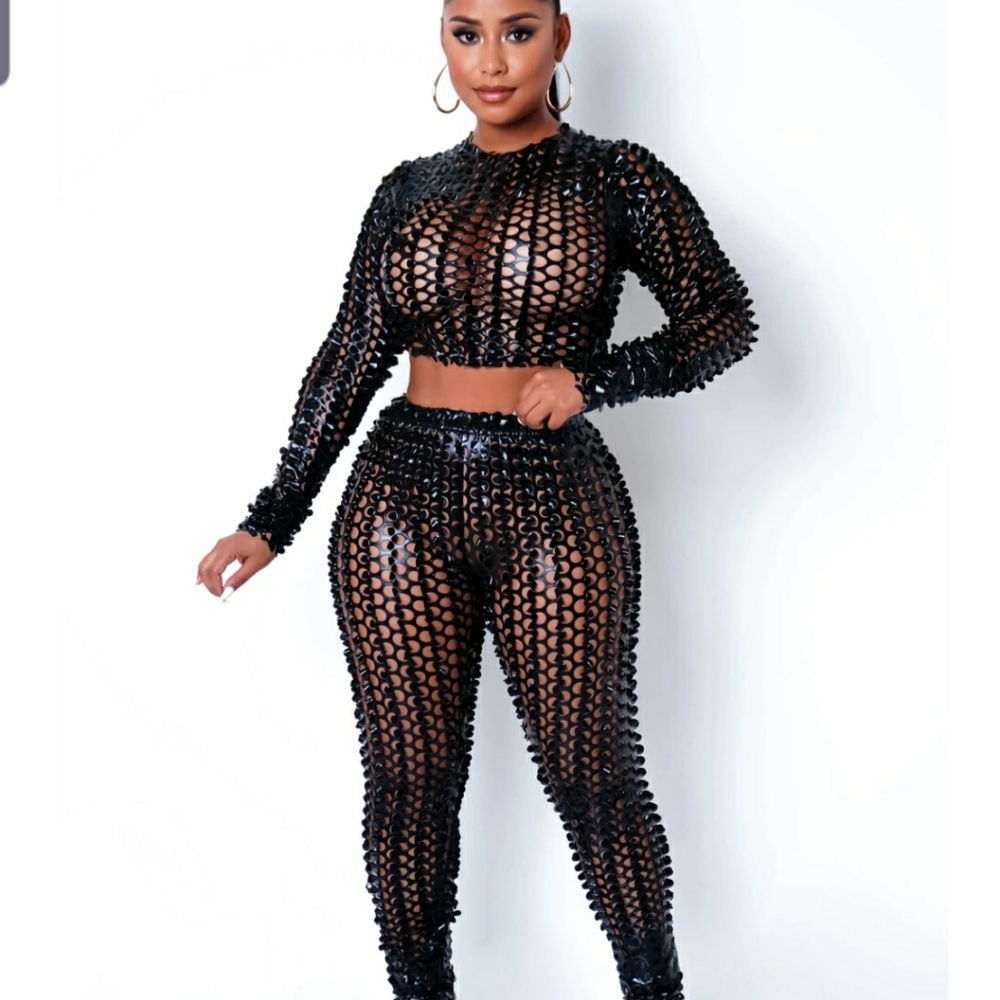 Sexy Black Two-Piece